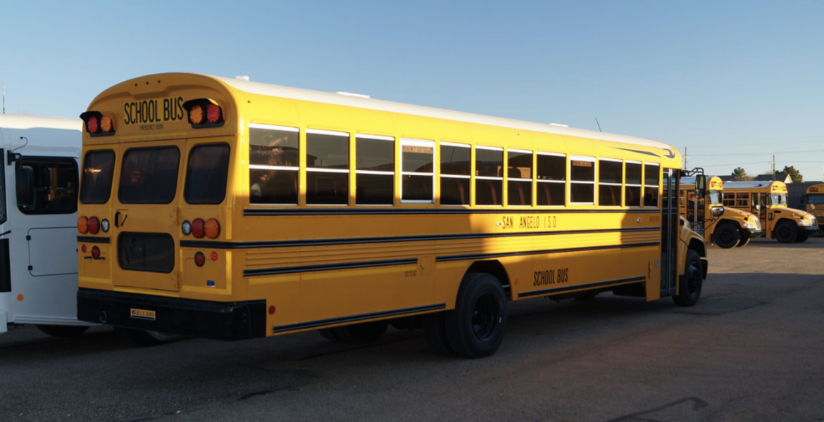 San Angelo ISD School Bus