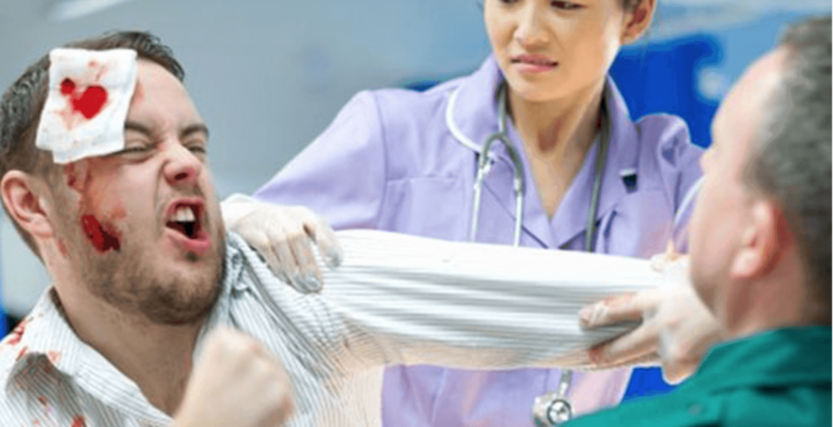 Assaulting Hospital Personnel on Hospital Property is a Crime (Courtesy Nurselabs)