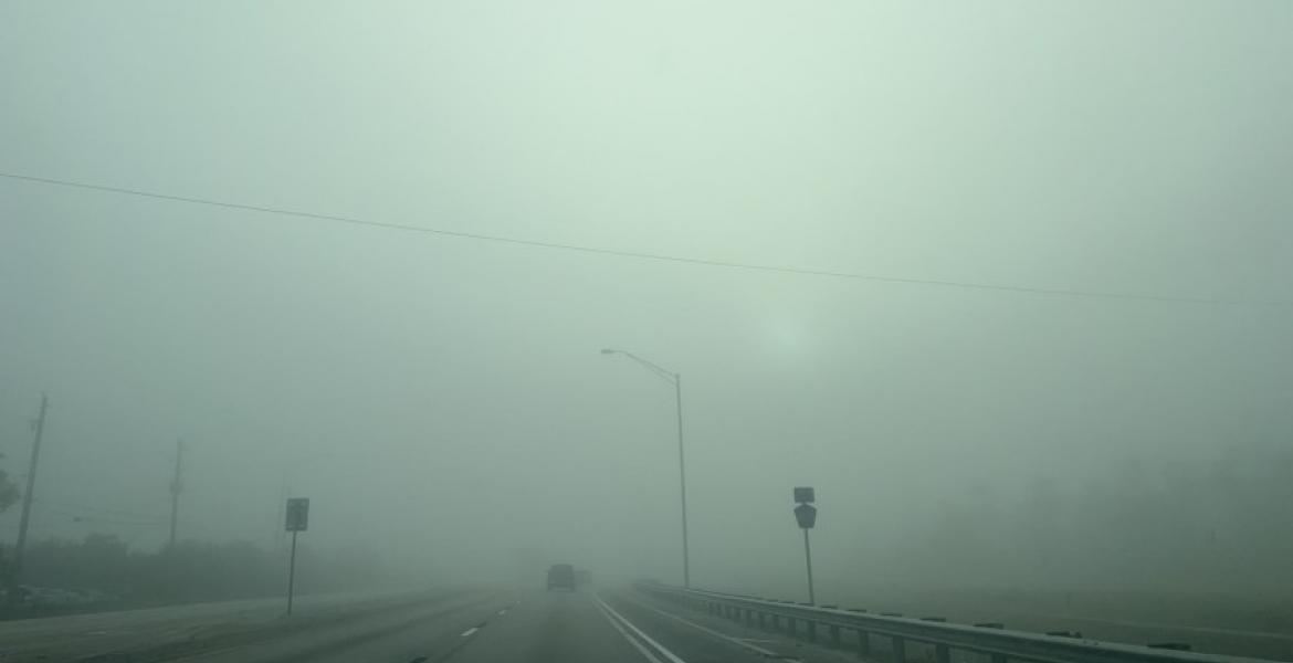 Dense Fog (Courtesy WINK news) Dense Fog (Courtesy WINK news)