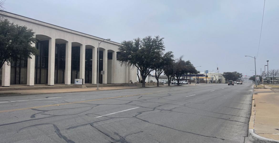 The City Hall Annex between the Bryants on W. Beauregard Ave was where a dead homeless man was found frozen on the morning of Jan. 14, 2024.