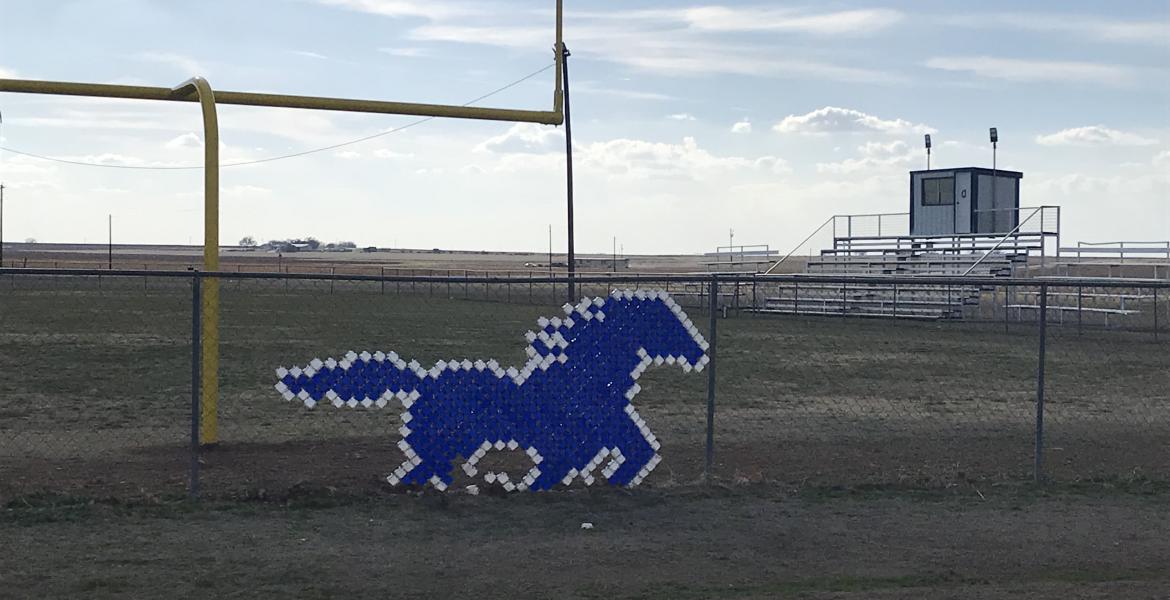 Olfen High School's football stadium