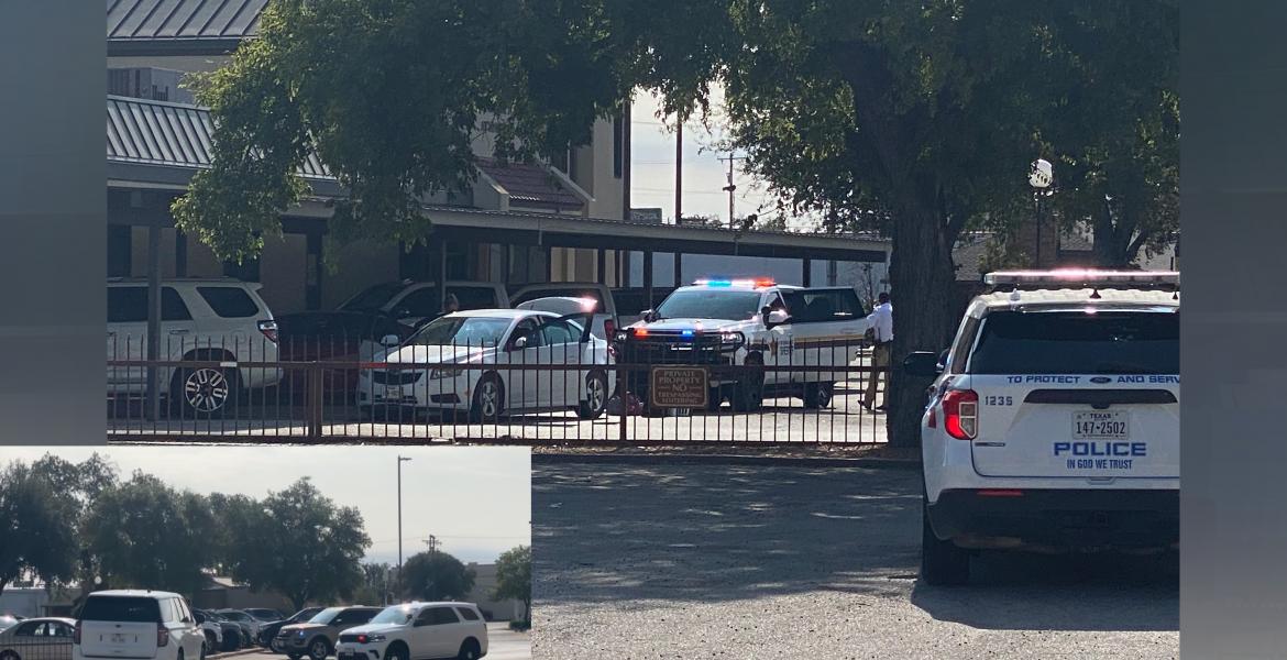 Law Enforcement Scene Unfolds in San Angelo Law Office Parking Lot