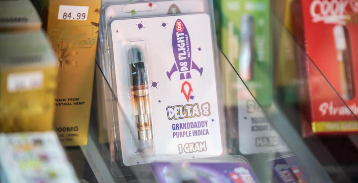 THC products that are now available from thousands of stores in Texas would be outlawed under a bill under consideration in the state Senate. Credit: Sergio Flores for The Texas Tribune