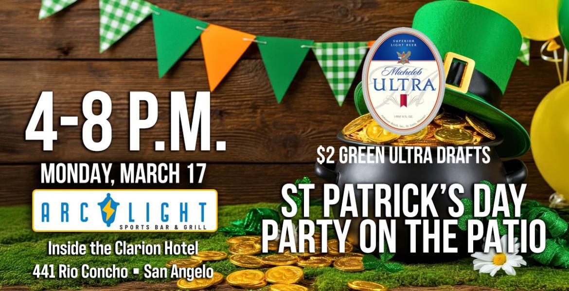 St Paddy's Day Party on the Patio