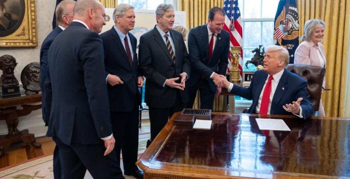 President Trump signed Congressman August Pfluger's (TX-11) Congressional Review Act (CRA) to reverse Biden's ill-conceived natural gas tax into law. President Trump signed Congressman August Pfluger's (TX-11) Congressional Review Act (CRA) to reverse Biden's ill-conceived natural gas tax into law.