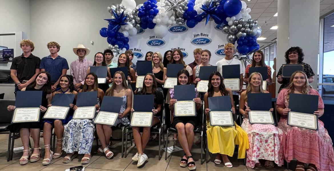 Recipients of the 2025 Pan-American Golf Association scholarships