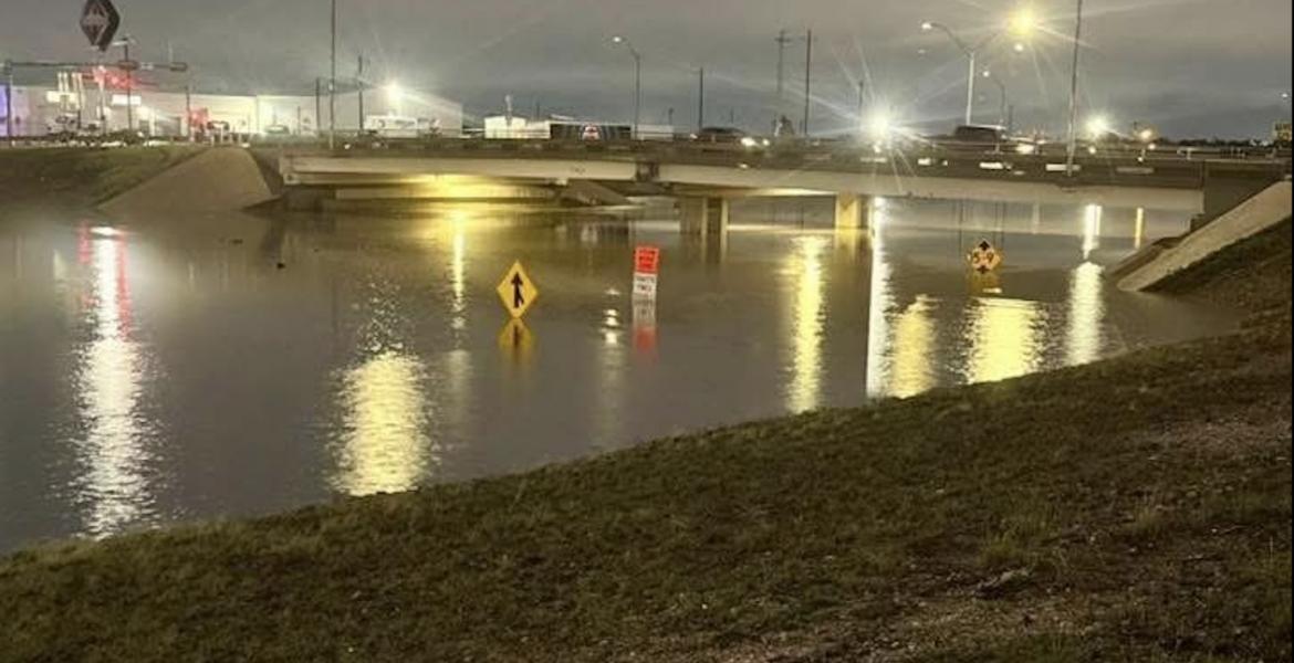 The National Weather Service issued a flash flood emergency in San Angelo - calling the situation "life threatening" - after reports of up to 14 inches of rain fell overnight.