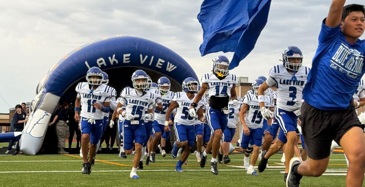 Lake View defeats Snyder 49-28 on Sept. 5, 2025. 