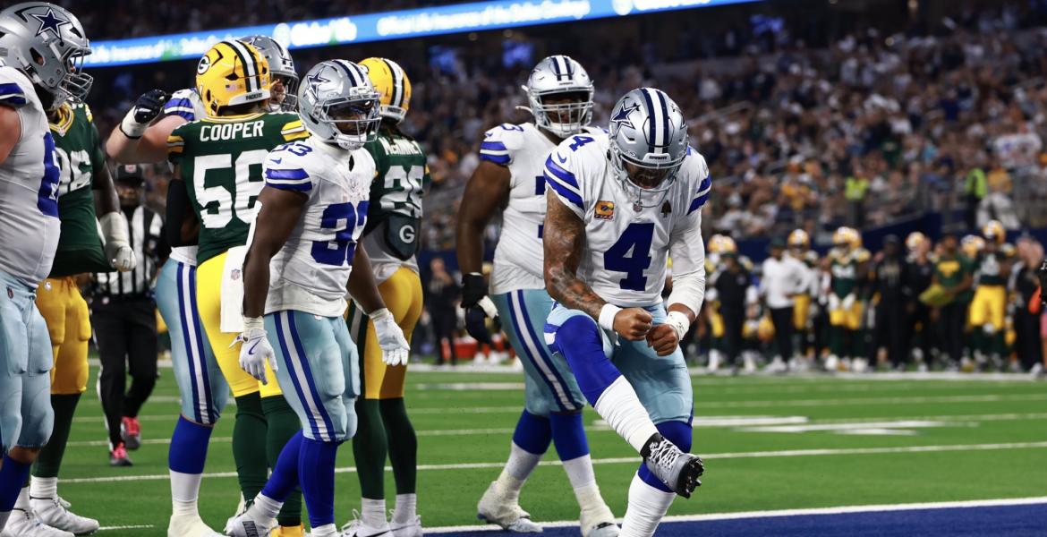 Dallas Cowboys in action against Green Bay
