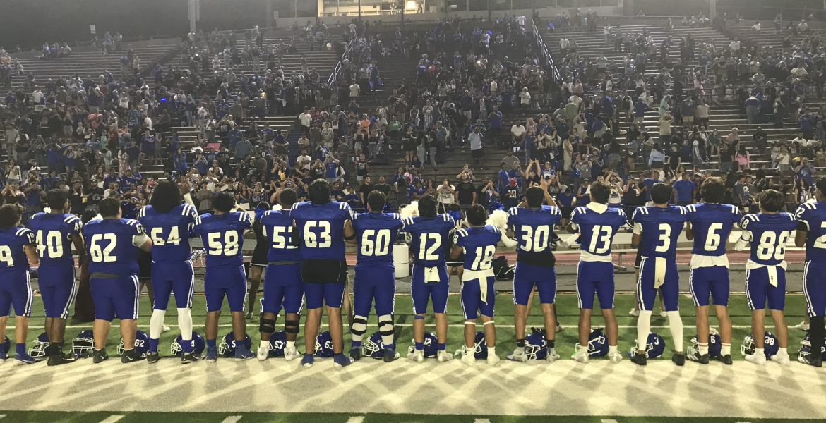 The Lake View Chiefs defeated Lubbock High 50-49 on Friday, Sept. 19, at San Angelo Stadium. The Lake View Chiefs defeated Lubbock High 50-49 on Friday, Sept. 19, at San Angelo Stadium.