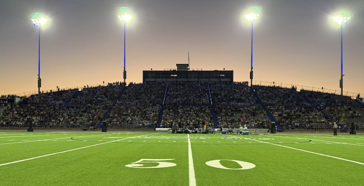 San Angelo Stadium during Fields of Faith 2025