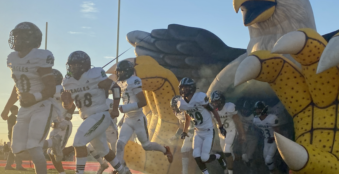 The Grape Creek Eagles take the field