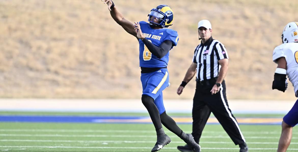 Angelo State Rams' Kaeden Smith Angelo State Rams' Kaeden Smith