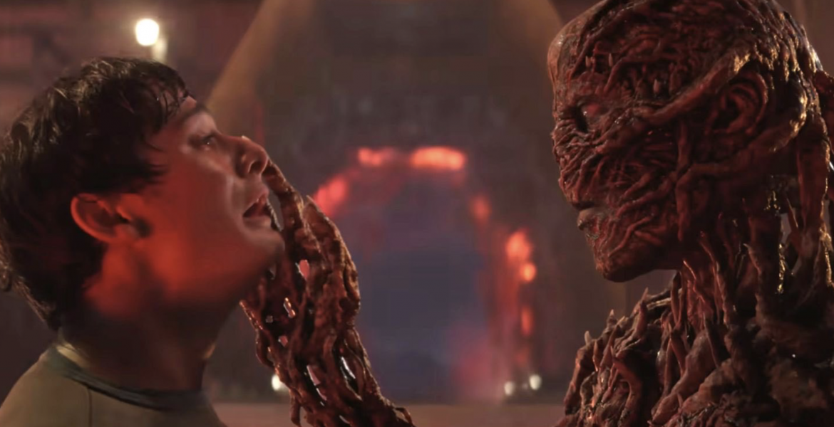 Noah Schnapp and Jamie Campbell Bower as Will and Vecna in Stranger Things 5 Noah Schnapp and Jamie Campbell Bower as Will and Vecna in Stranger Things 5