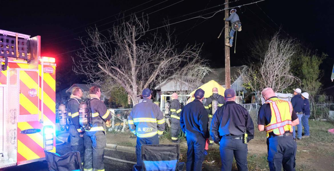 San Angelo Fire Scene on Nov. 28, 2025. 