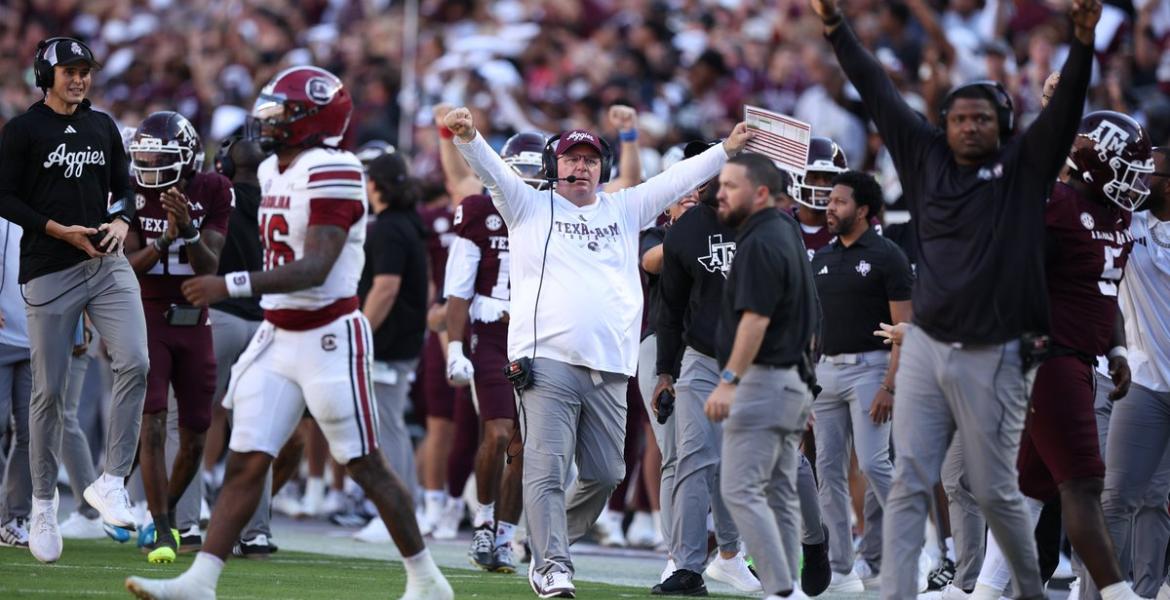 The No. 3-ranked Texas A&amp;M Aggies defeated South Carolina 31-30 after the biggest comeback in school history, rallying from a 27-point deficit.