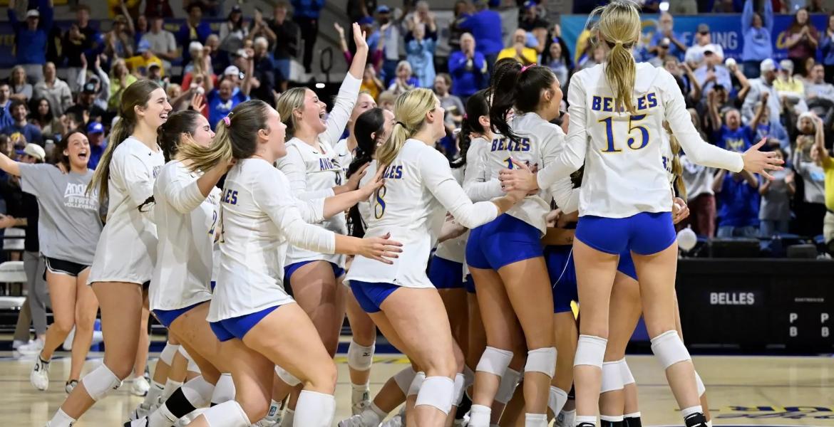The Angelo State volleyball team completed a perfect run through the Lone Star Conference Tournament on Saturday, winning the title without dropping a single set.