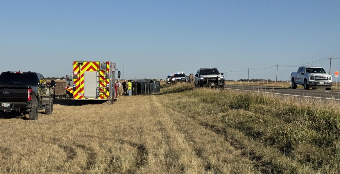 Single Vehicle Rollover on US 87 South on Sunday, Nov. 16.