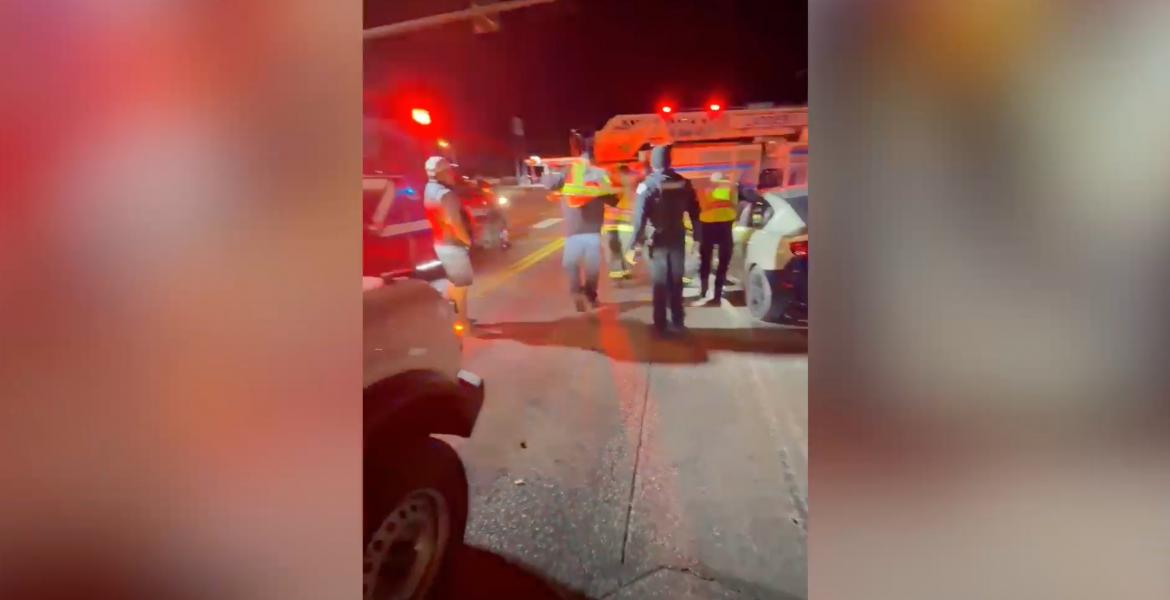 A crash at the intersection of North Bryant Blvd and West 19th Street on Tuesday, Nov. 11, 2025. 