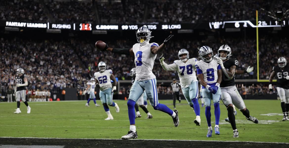 Dallas Cowboys in action against Las Vegas