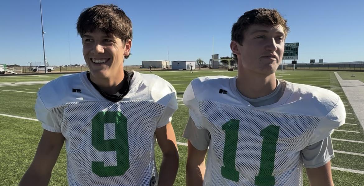 Wall Hawks Gunner King (Left) and Evan Boehle (Right)