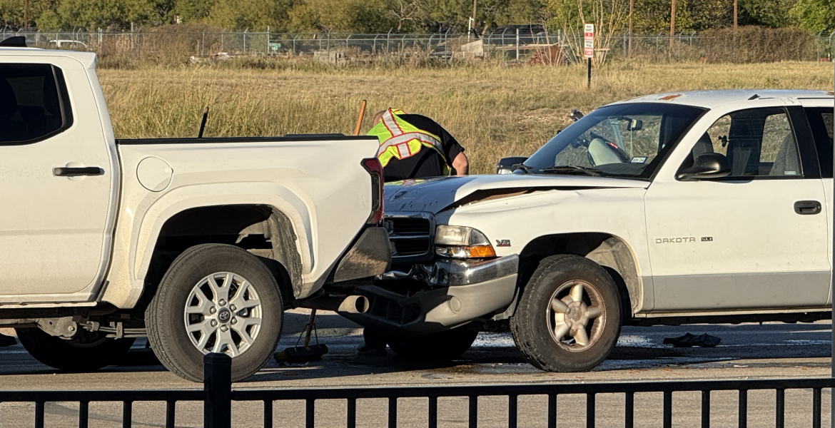 A crash late Monday afternoon on Avenue N sent one person to the hospital.