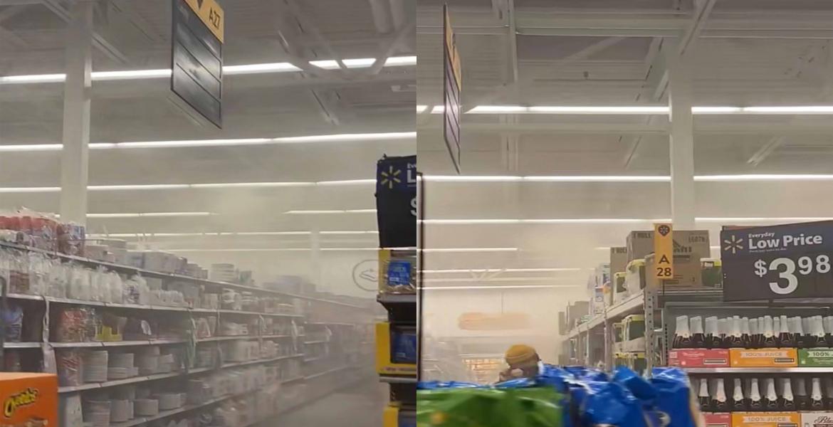 Smoke Fills San Angelo Walmart
