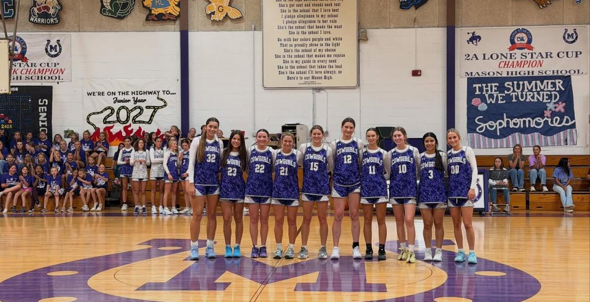 The Mason Cowgirls joined the Wall Lady Hawks as the highest-ranked teams in the Concho Valley in this week’s state rankings.