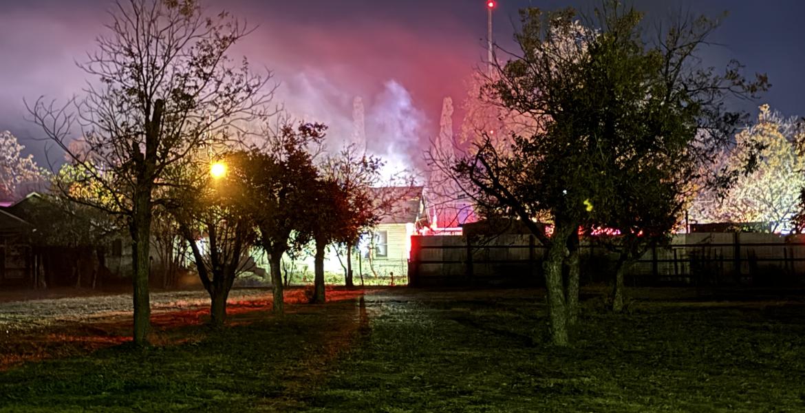 San Angelo Structure Fire on Dec. 13, 2025. 