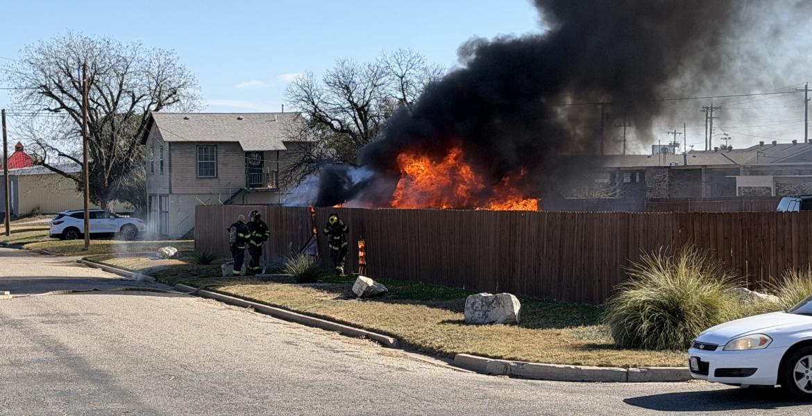 An electric vehicle fire was reported Friday afternoon in San Angelo at Randall Motors.