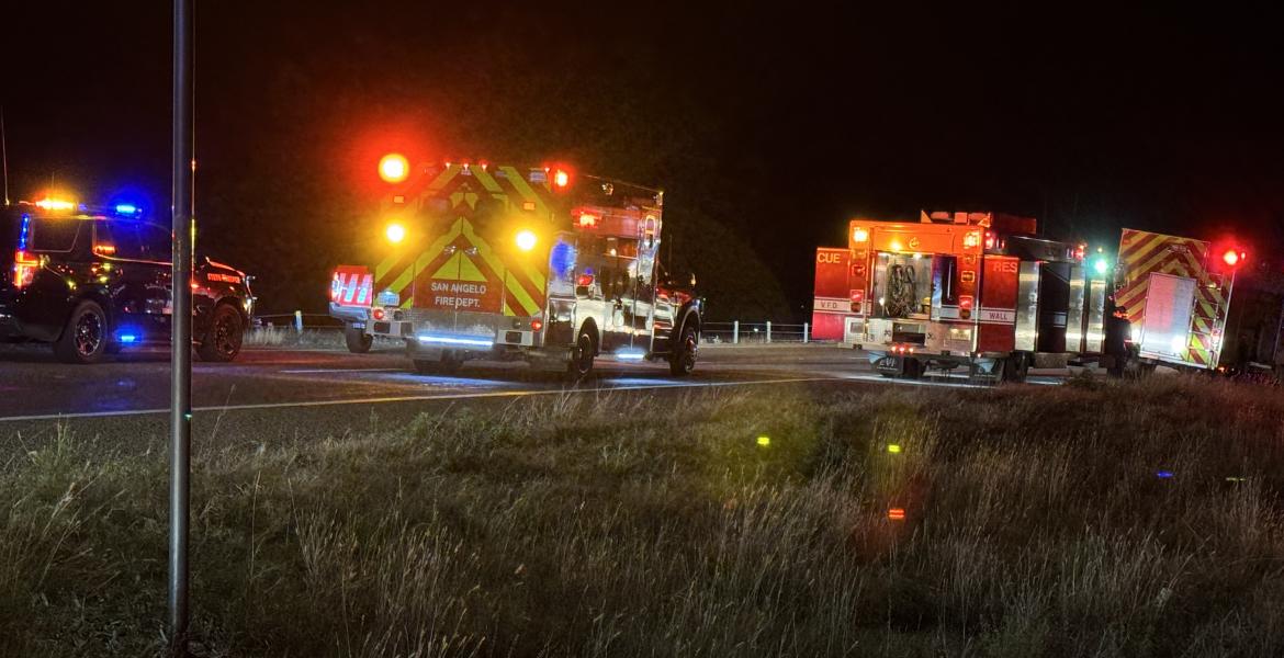 Wall VFD responds to fatal crash on Dec. 10, 2025.