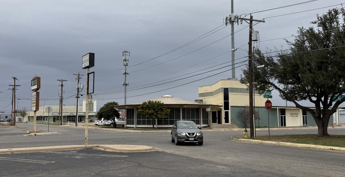 Gloomy weather in San Angelo