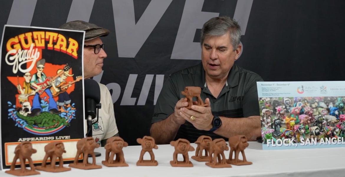 Herbie "Snap Crackle" Belofsky and San Angelo LIVE! Publisher Joe Hyde