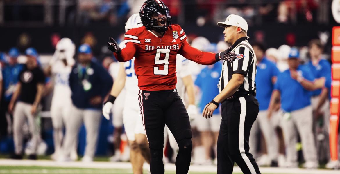 Texas Tech's Romello Height at the Big 12 Championship versus BYU