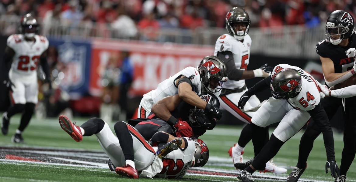 Tampa Bay Bucs vs. the Atlanta Falcons