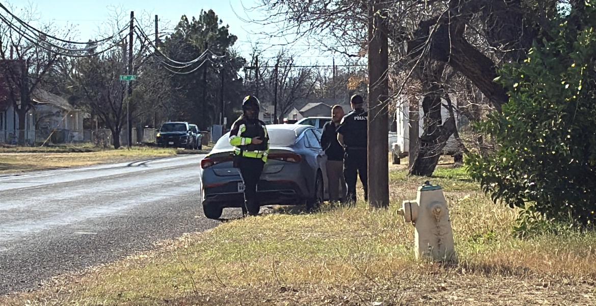 A cyclist was taken to a hospital Wednesday morning after being hit by a car in a residential neighborhood.