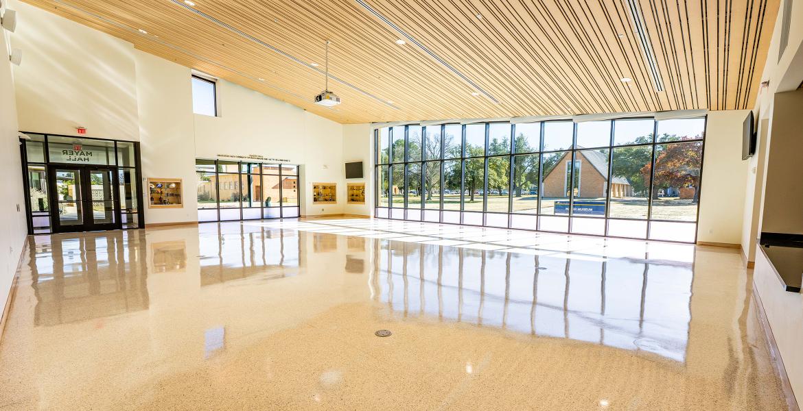 New Mayer Hall event space in the ASU Mayer Museum