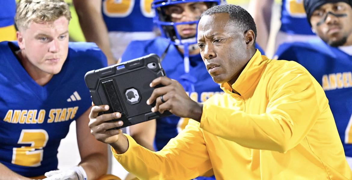 Angelo State Offensive Coordinator Jason Johnson