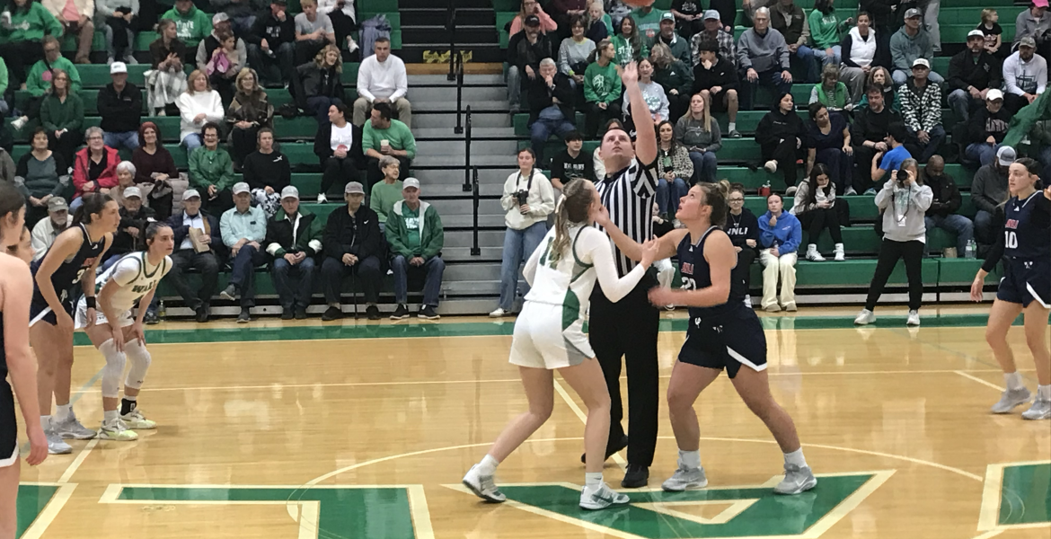 The Wall and Jim Ned girls basketball team's prepare for the game's opening tip Tuesday, Jan. 20, 2026.