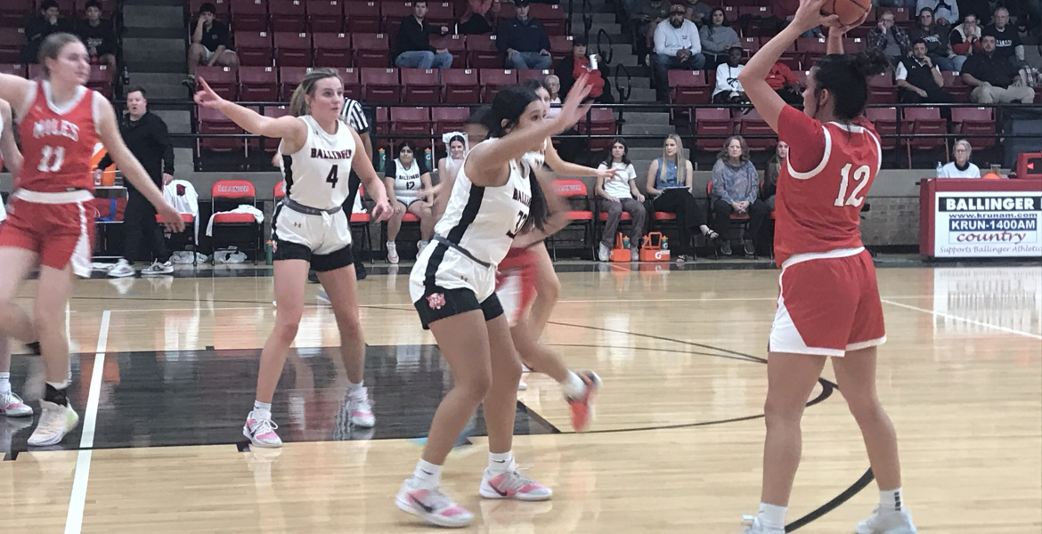 The Ballinger and Miles girls basketball teams battled Wednesday, Jan. 28, 2026, in Ballinger.