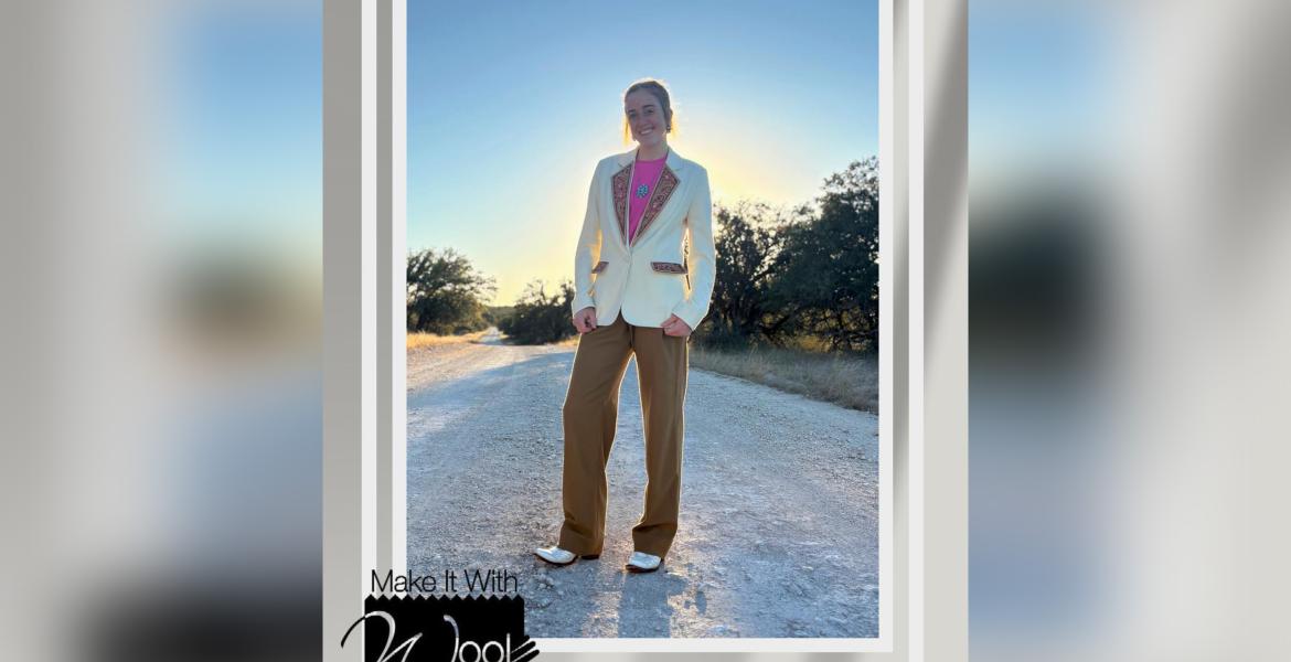 Menard Sophomore Seeks Votes in National Wool Contest