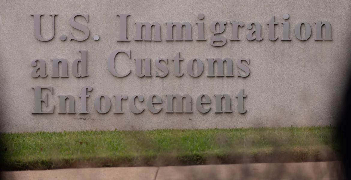 U.S. Immigration and Customs Enforcement facility in Dallas on Sept. 24, 2025.