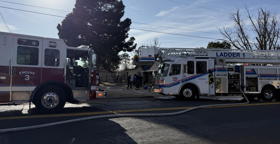 A garage fire in north San Angelo on Friday afternoon caused homes in the neighborhood to lose electricity.