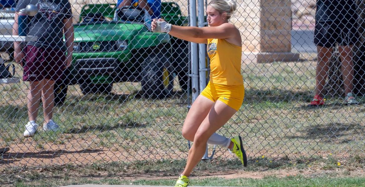 Angelo State’s Kamryn Williams was named the Lone Star Conference Indoor Track and Field Athlete of the Week for her performance this past weekend in Lubbock.
