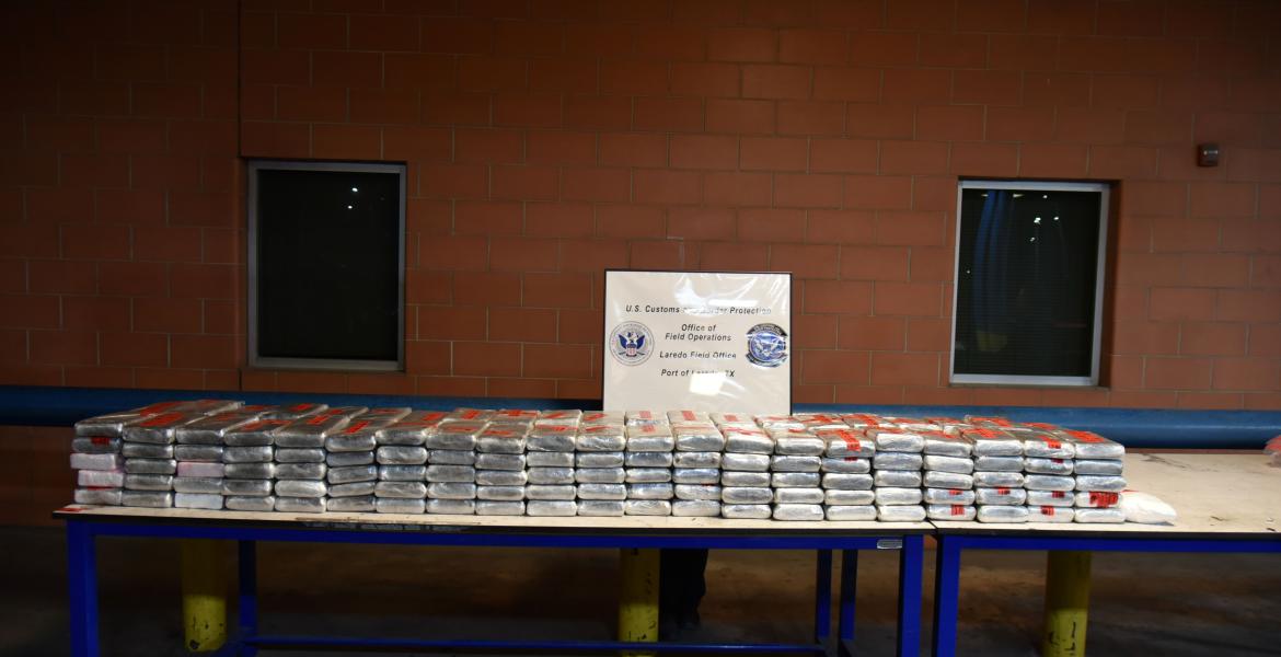 On Feb. 10, 2026, CBP officers at World Trade Bridge seized over $6.8 million in cocaine.