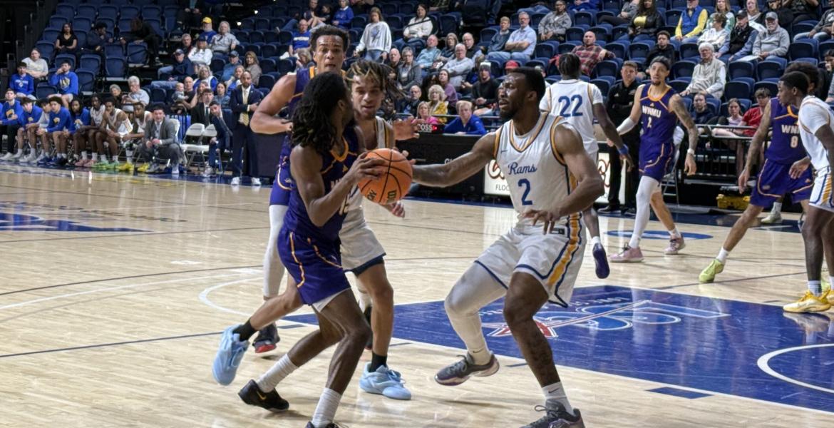 Angelo State Rams in action against Western New Mexico