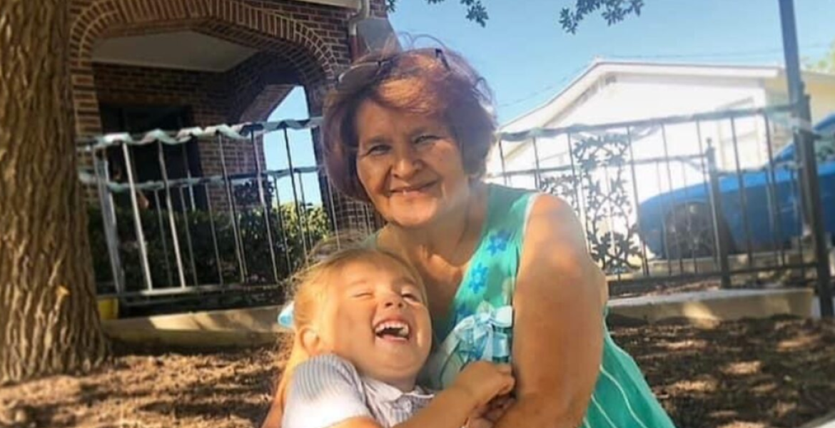 Emilia Tambunga, 7, and her grandmother Maria Socorro Tambunga, 71. 