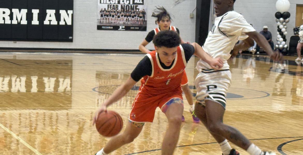 Central Bobcats' TK Taylor in action against Odessa Permian