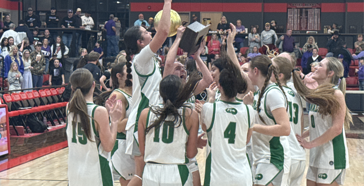 2025-26 Wall Lady Hawks Basketball after the Area Championship