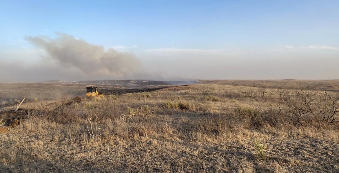 The 8Ball Wildfire in the Texas Panhandle